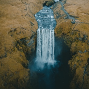 Skogafoss waterfall